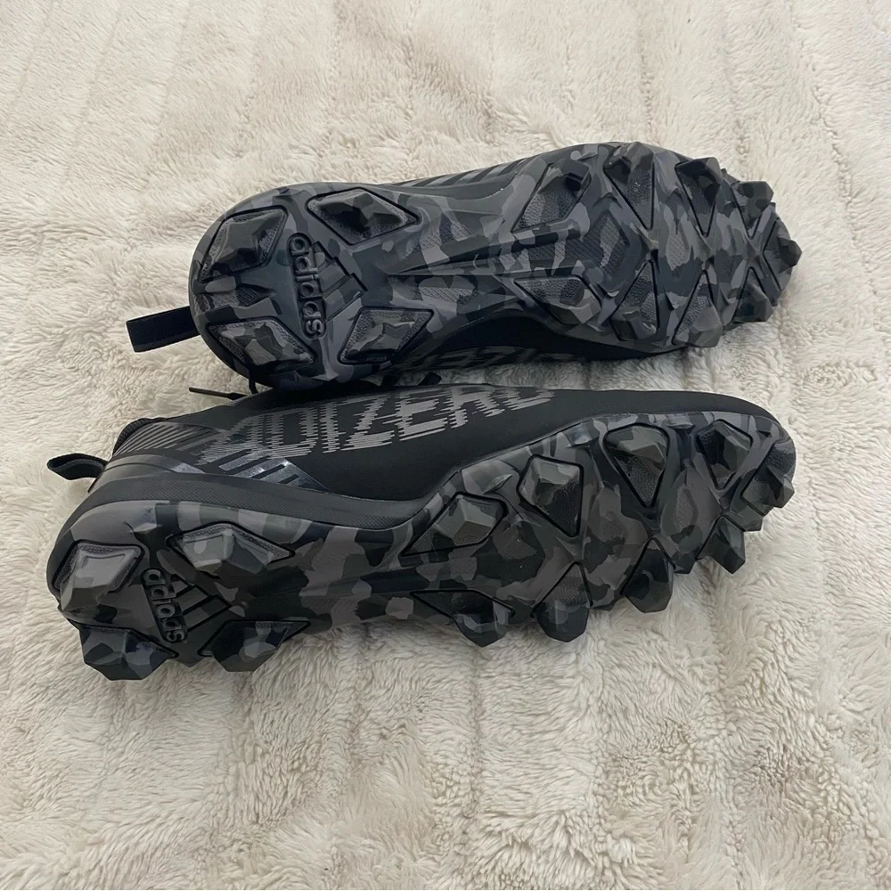 Adidas Adizero Spark Men’s Cleat Black Athletic Shoes Size 12